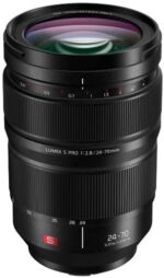 Panasonic Lumix S Pro 24-70mm F2.8 | Objectif Zoom Lumineux Plein Format S-E2470E (Ouverture F2.8 Constant, Zoom 70mm, Bague de débrayage, Tropicalisé, Compact et léger) Noir – Compatible Monture L – Image 5
