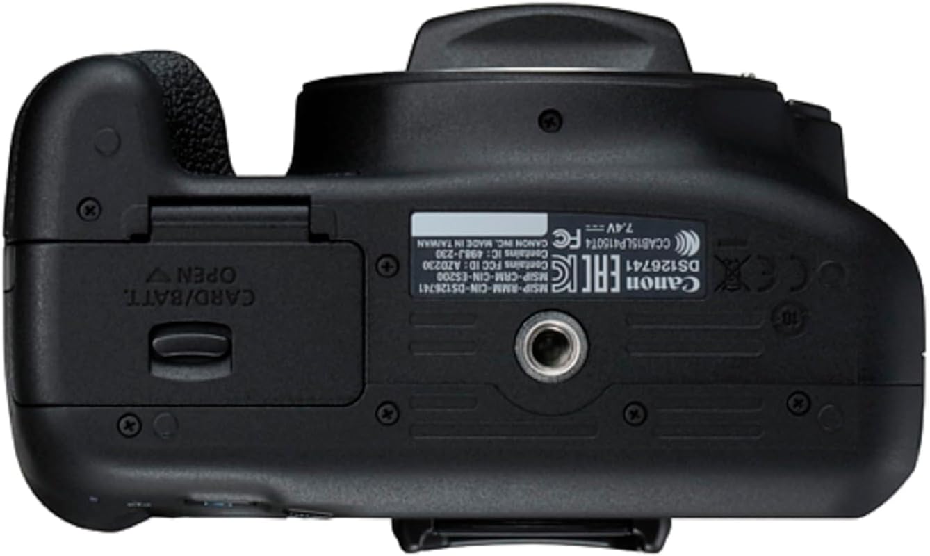 Canon EOS 2000d | Appareil Photo Réflex + (APS-C, 24.1 MP, WiFi, Full HD) + 2ème Batterie + Objectif EF-S 18-55mm f/3,5-5,6 is II – Image 5