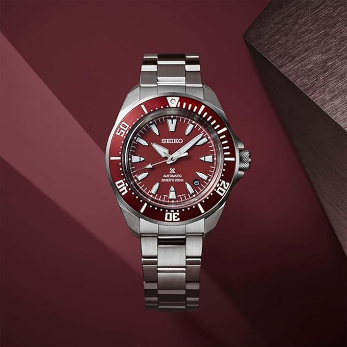 Seiko Prospex Samurai red SRPL11K1 steel automatic men's watch – Image 4