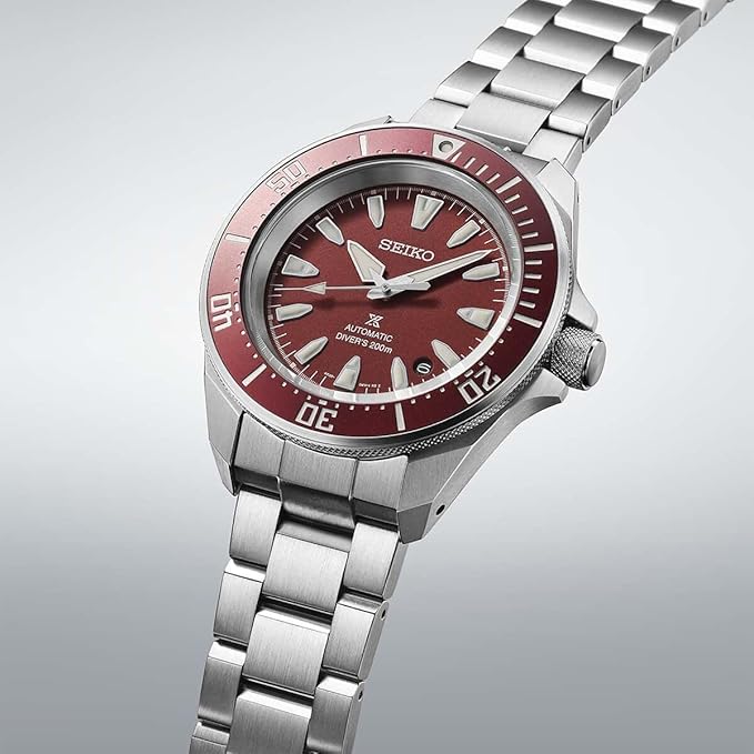 Seiko Prospex Samurai red SRPL11K1 steel automatic men's watch – Image 3