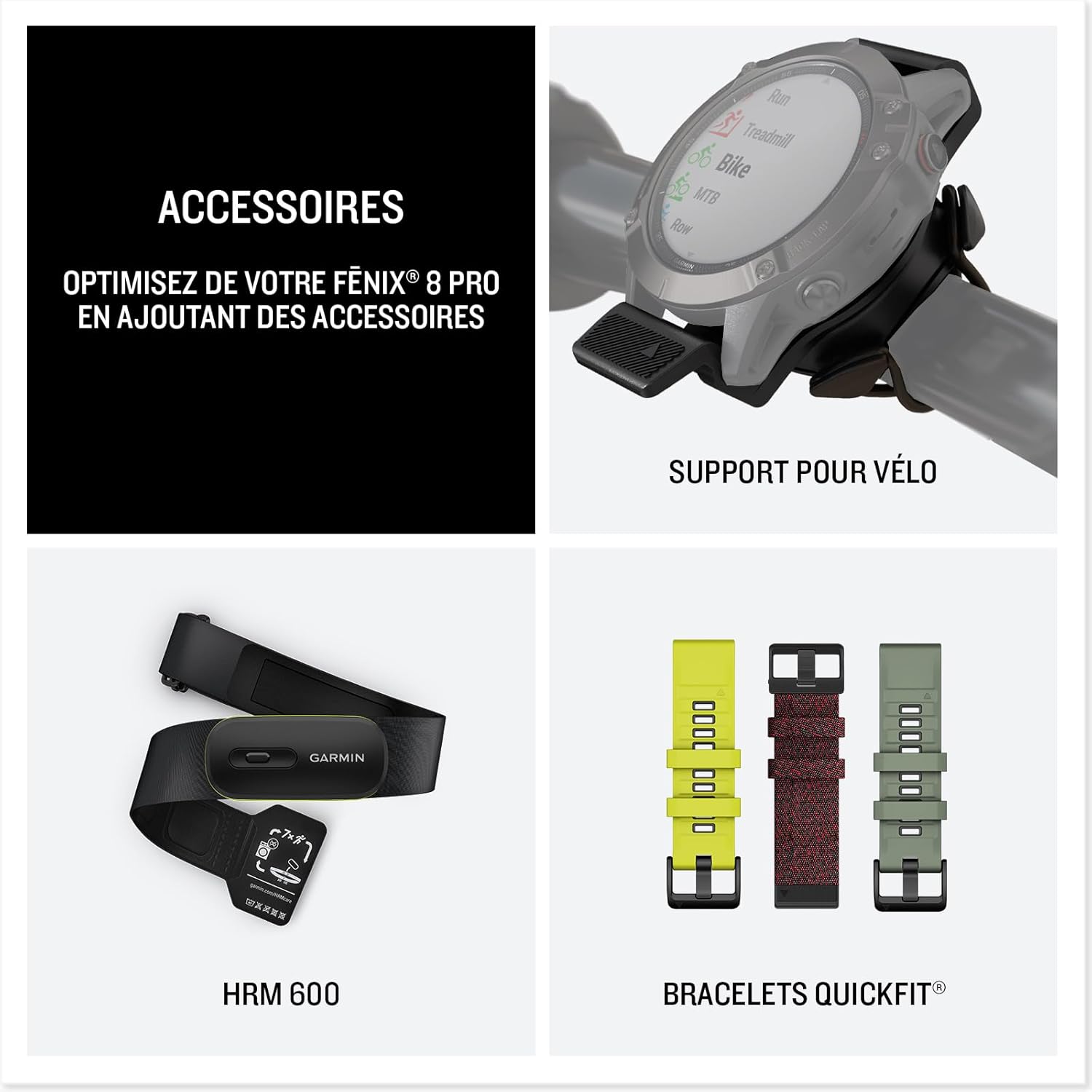 Garmin Fénix 8 Pro, 51mm AMOLED - Montre connectée GPS Multisports avec Technologie inReach intégrée - Sapphire, Titane, Titanium avec Bracelet Graphite – Image 7