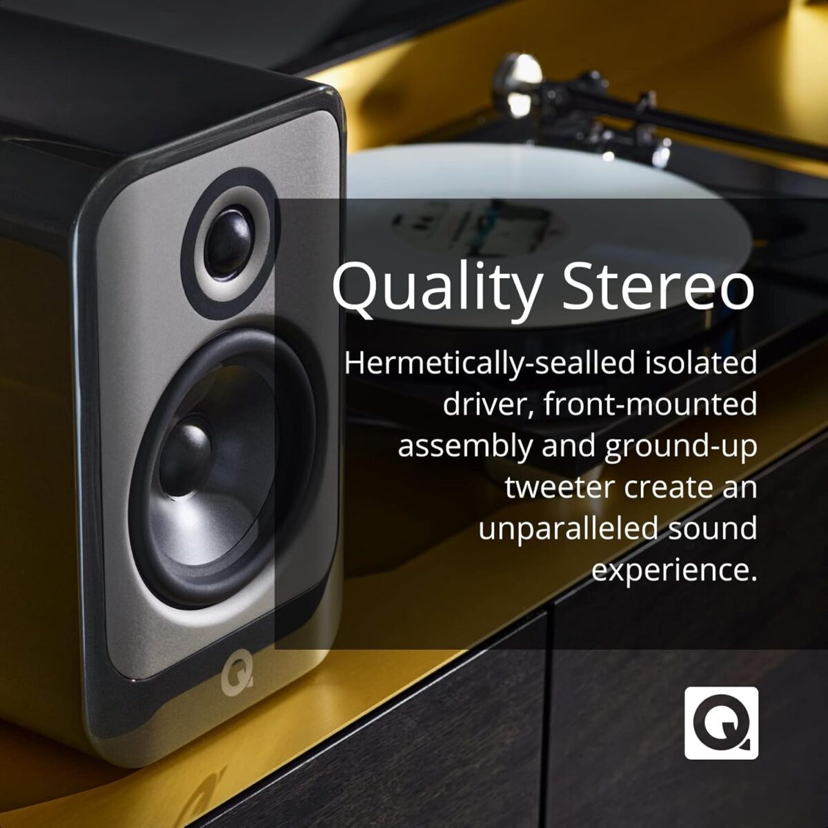 Q Acoustics Concept 30 Silver - Enceinte Bibliothèque (la paire) – Image 5