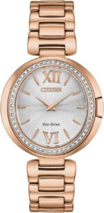 Citizen Capella Eco-Drive Montre pour femme en acier inoxydable