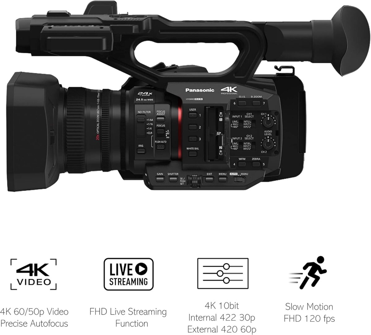PANASONIC Camescope HC-X20E Noir – Image 4