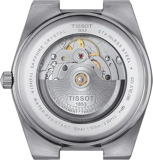 Tissot PRX Powermatic 80 Montre automatique avec boîtier en acier inoxydable 316L Gris, gris, Contemporain – Image 2