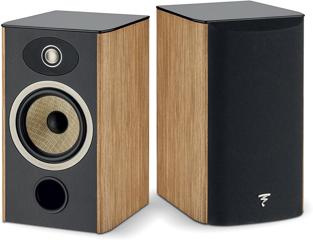 Focal Aria Evo X Paire d'enceintes d'étagère Noyer Prime – Image 5