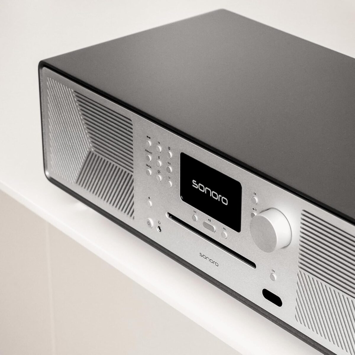 sonoro MEISTERSTÜCK (Gen.2) Chaîne Hi-FI (Airplay, Chromecast, Spotify, Tidal, FM, Dab+, USB) Graphite – Image 6