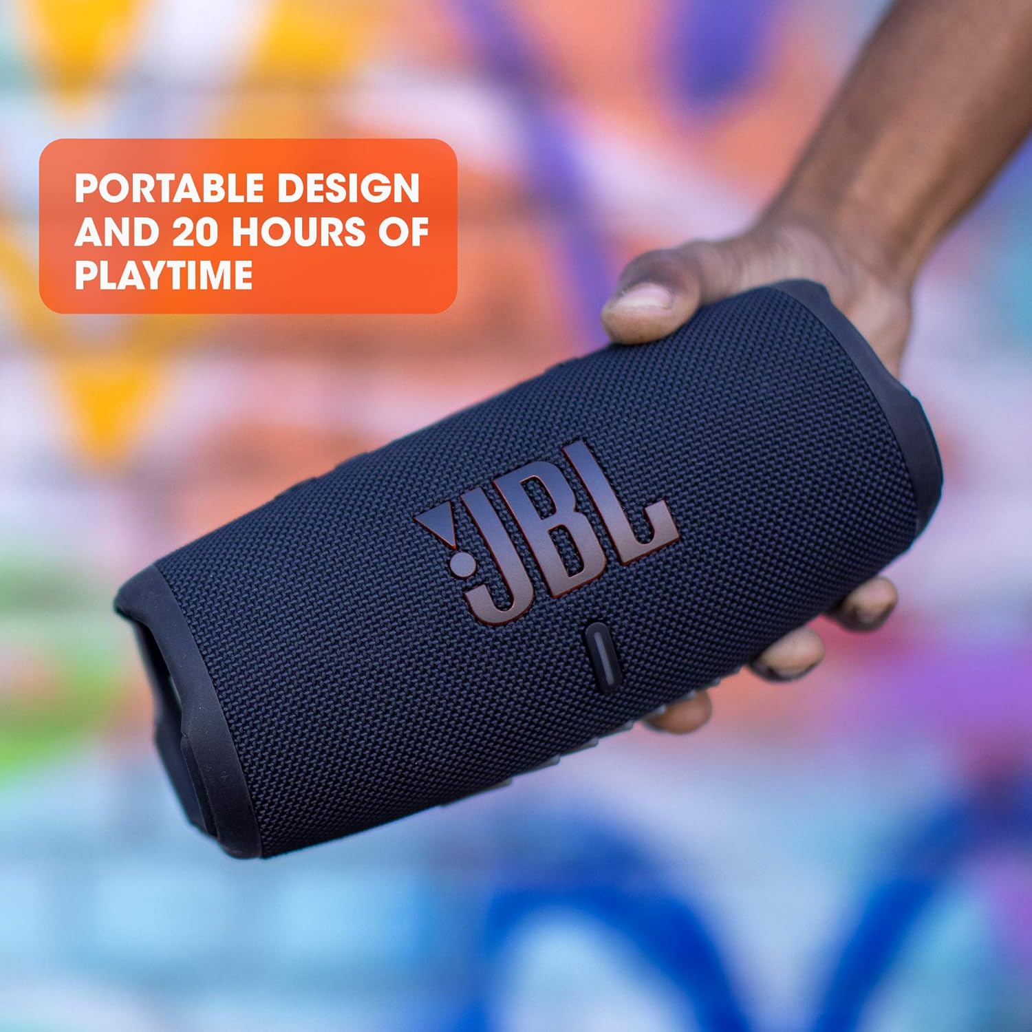 JBL Charge 5 - Enceinte Bluetooth portable avec étanchéité IP67 et sortie USB - Noir – Image 5