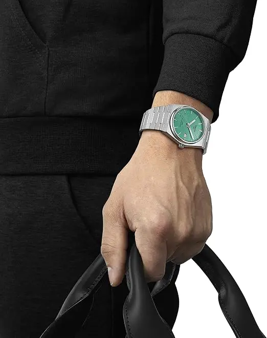 Tissot PRX Powermatic 80 Montre automatique avec boîtier en acier inoxydable 316L Gris, gris, Contemporain – Image 5