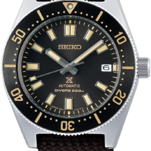 Seiko Prospex SPB239J1 Montre de plongée Automatique en Tissu Marron