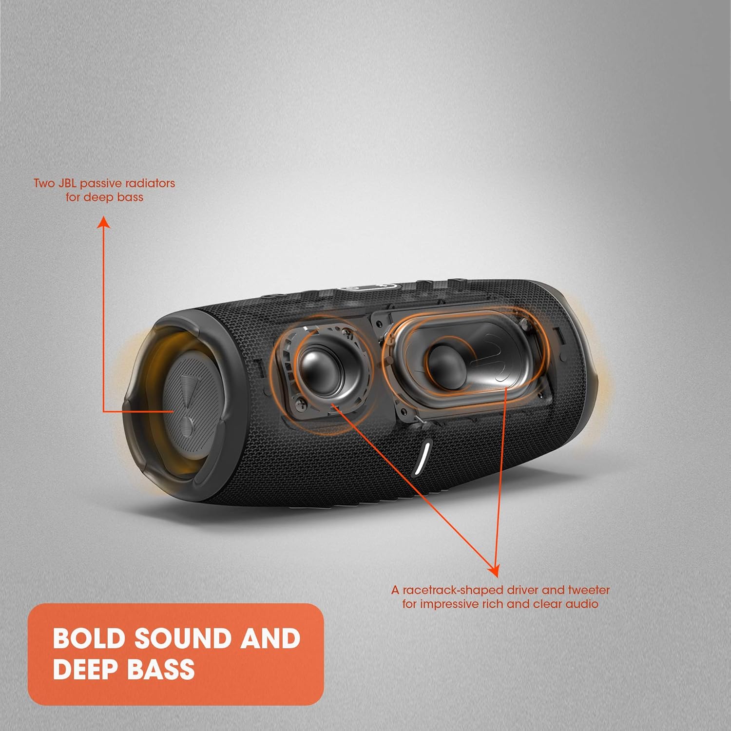 JBL Charge 5 – Haut-parleur Bluetooth portable étanche (IP67) avec sortie de charge USB, 20 heures d'autonomie, JBL Partyboost (bleu sarcelle) – Image 3